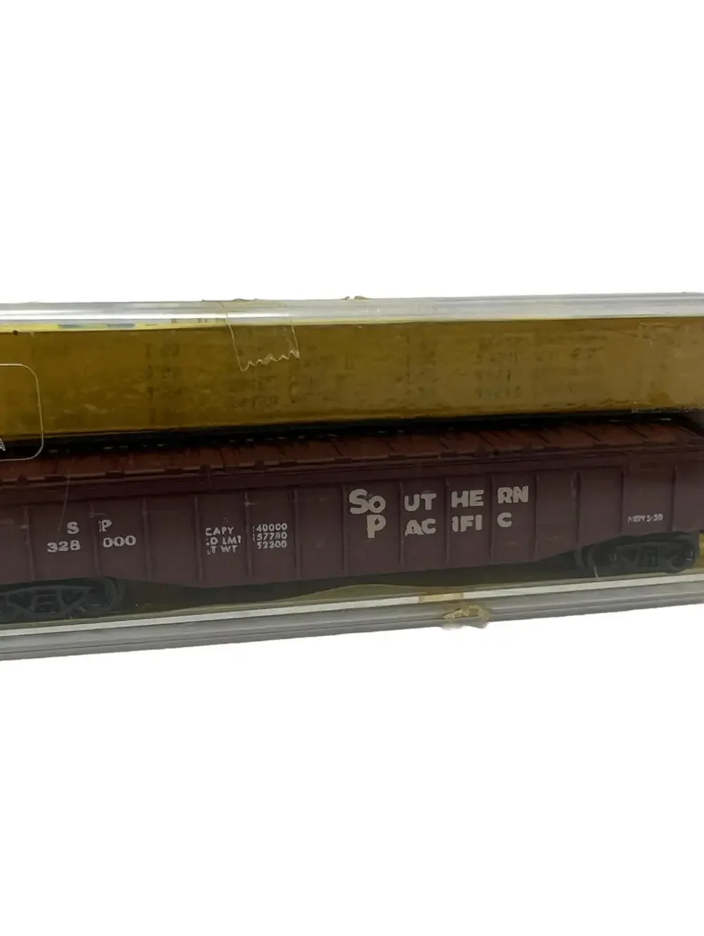 AHM Minitrains 4453 G N Scale Southern Pacific SP 328000 Covered Gondola Car